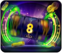 1555 jackpot slots game screen showing spinning reels and active prize pool counter in PHP
